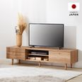 木目調テレビ台 真鍮 木脚 日本製[幅180] | 【公式】LOWYA(ロウヤ