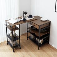 伸縮式キッチンカウンター 木目調 | 【公式】LOWYA(ロウヤ) 家具