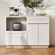 テラゾー柄 キッチンカウンター キッチン収納 [幅120] | 【公式】LOWYA