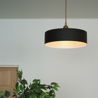 グレー] アイアンシェード LED ランプシェード 円柱状
