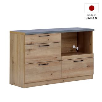 キッチンカウンター レンジ台 日本製 ステンレス リンツ [幅140