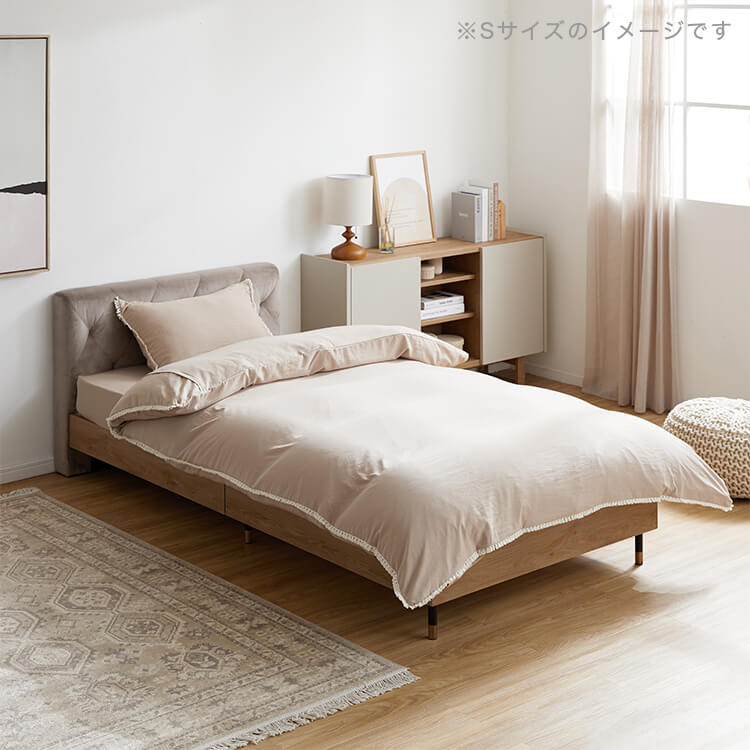 布団カバーセット 掛布団カバー+ボックスシーツ+枕カバー 210×210cm 綿 葉柄 日本製 枕50幅 クイーン グリーン・グレー色 YC8500033757 布団カバー 4点 セット ダブル 綿100% 掛け布団カバー ボックスシーツ