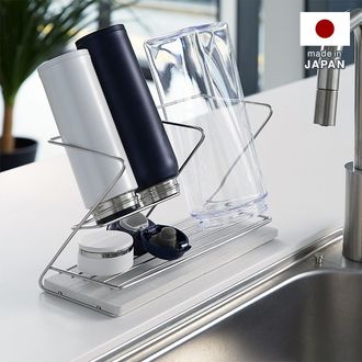 Amazon｜LOWYA ロウヤ 突っ張り 水切りラック キッチン