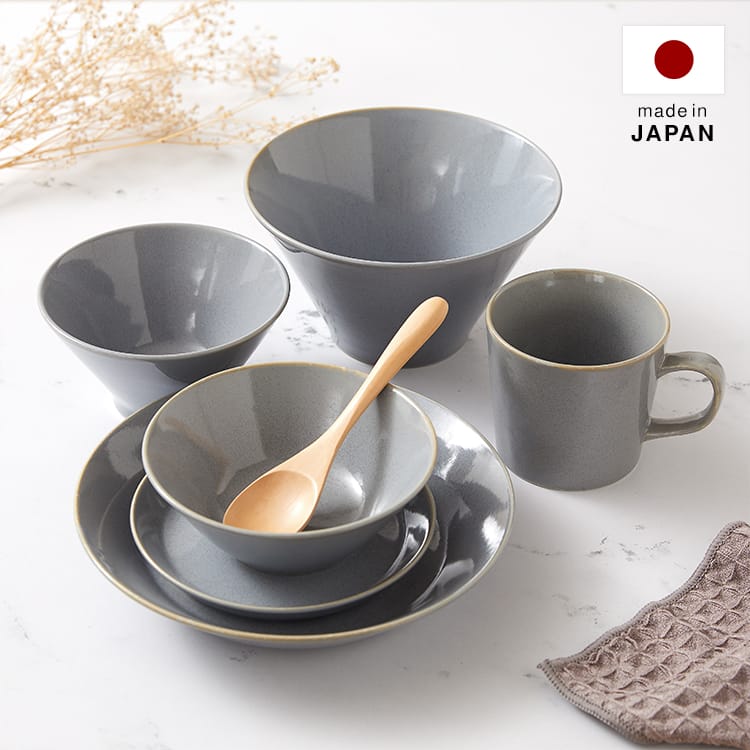 【尾崎南】 16点セット ストーンウェア食器16点セット、ディナー⁄デザート⁄スーププレート