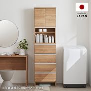 【最終値下げ!!】LOWYAランドリーラック ランドリーラック(幅60cm) 突っ張り棚 洗濯機上の壁面収納に ウォール