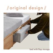 ナショナル製♦️ダークブラウン♦️シングルベット♦️マットレス付♦️送料込♦️3台あり マリッカ すのこベッド シングル 木製ベッド 天然木 高さ3段階調節 棚