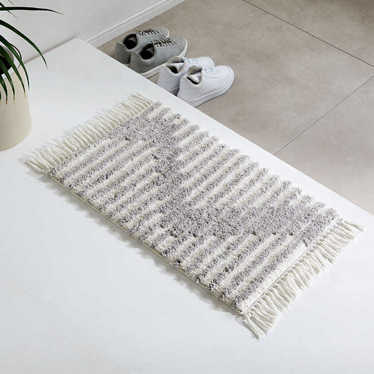 幾何学模様 室内用玄関マット 玄関マット 室内 北欧調 おしゃれ ふんわり モロッコ柄 幾何学模様