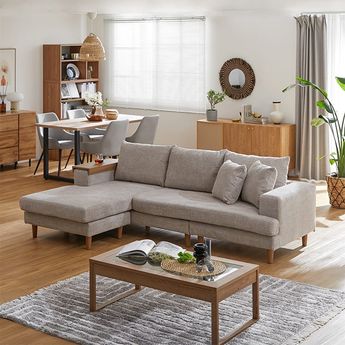 アズマヤ　3人掛けソファ 3人掛けカウチソファ カバーリング仕様 洗える [幅241] | 【公式