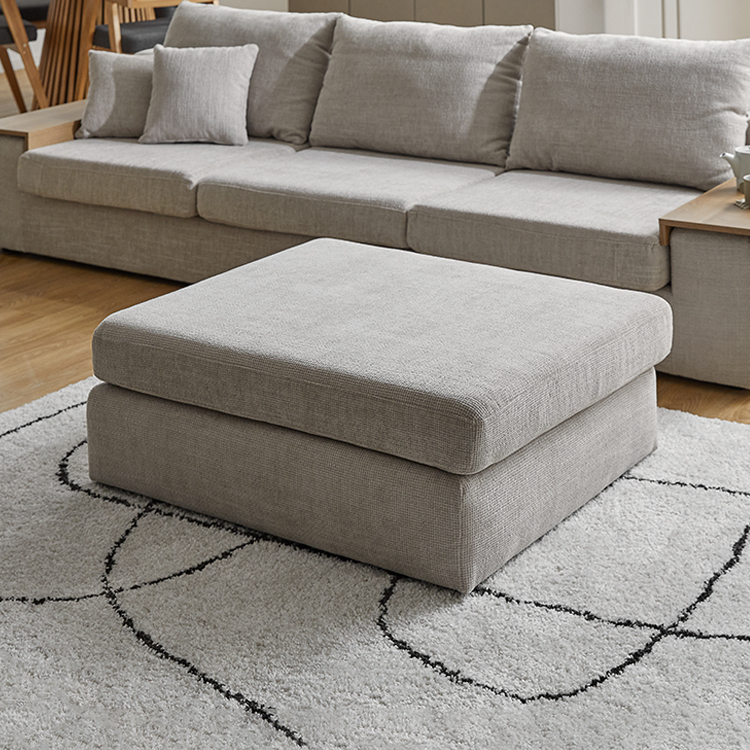 ロウヤ 椅子 オットマン グレー