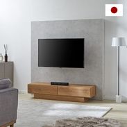 収納付き木製テレビスタンド　LOWYA 収納付き木製テレビスタンド LOWYA