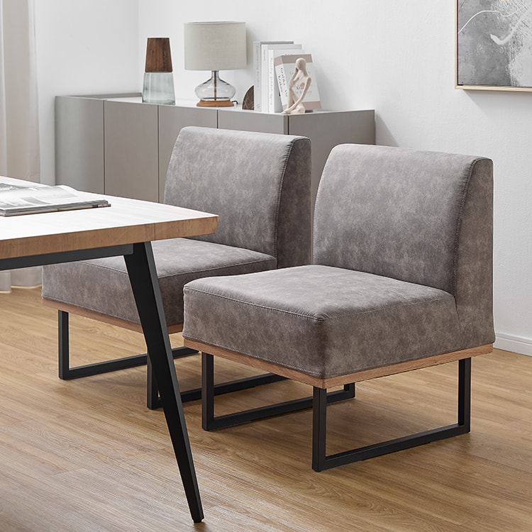 lowya チェア 1脚 LOWYA ダイニングソファ チェア 椅子 ヴィンテージ風 1脚