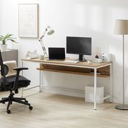 パソコンデスク ロータイプ・ハイタイプが選べる キーボードスライダー