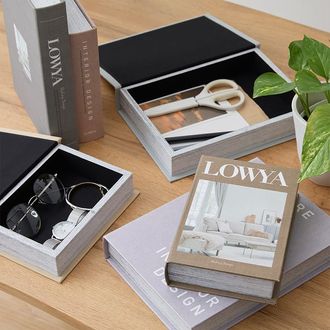 ブック型ボックス S/Mサイズ 選べる3デザイン | 【公式】LOWYA(ロウヤ
