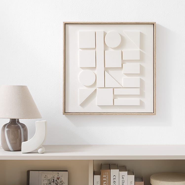 アートパネル 立体アート 3点セット モダン インテリア ART DECO 木製