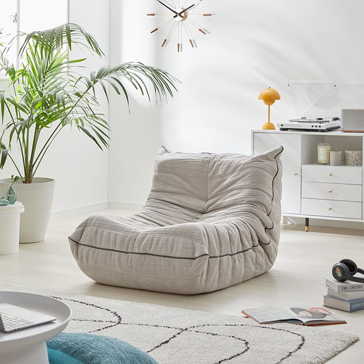 ウレタンフロアソファ 1人掛けor2人掛け [幅86/幅144]