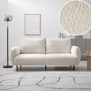 2人掛けソファ フロアソファ ベルベット調 [幅135] | 【公式