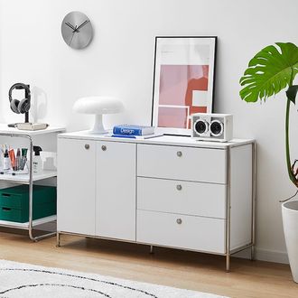 LOWYA [幅120] リビングボード サイドボード ミッドセンチュリー風 サイドボード リビングボード [幅120] | 【公式