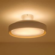 LOWYA [8畳] アッパーライト付き シーリングライト LED内蔵 ロウヤ シーブラン / シーリングライト | [8畳] アッパーライト付き LED内蔵