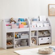 子供用絵本棚(タイプA.B)カラフルデザインで魅せるディスプレイラック