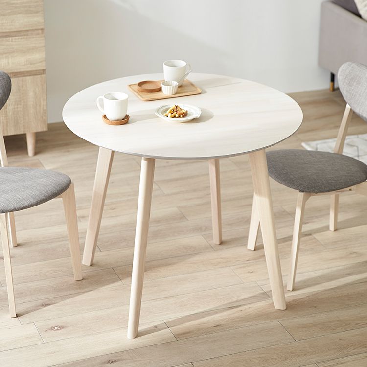 円形ダイニングテーブル(ホワイト/ウォルナット)コンパクトサイズ | 【公式】LOWYA(ロウヤ) 家具・インテリアのオンライン通販