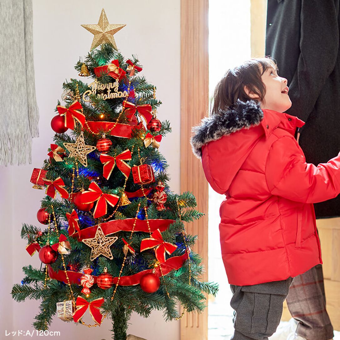 クリスマスツリー ツリー クリスマス おしゃれ 150cm オーナメント 150 Led 北欧風の部屋との相性 オーナメントセット セット ライト ライト付き クリスマスツリーセット ツリーセット 飾りセット リボン 星 在宅 公式 Lowya ロウヤ 家具 インテリアのオンライン通販