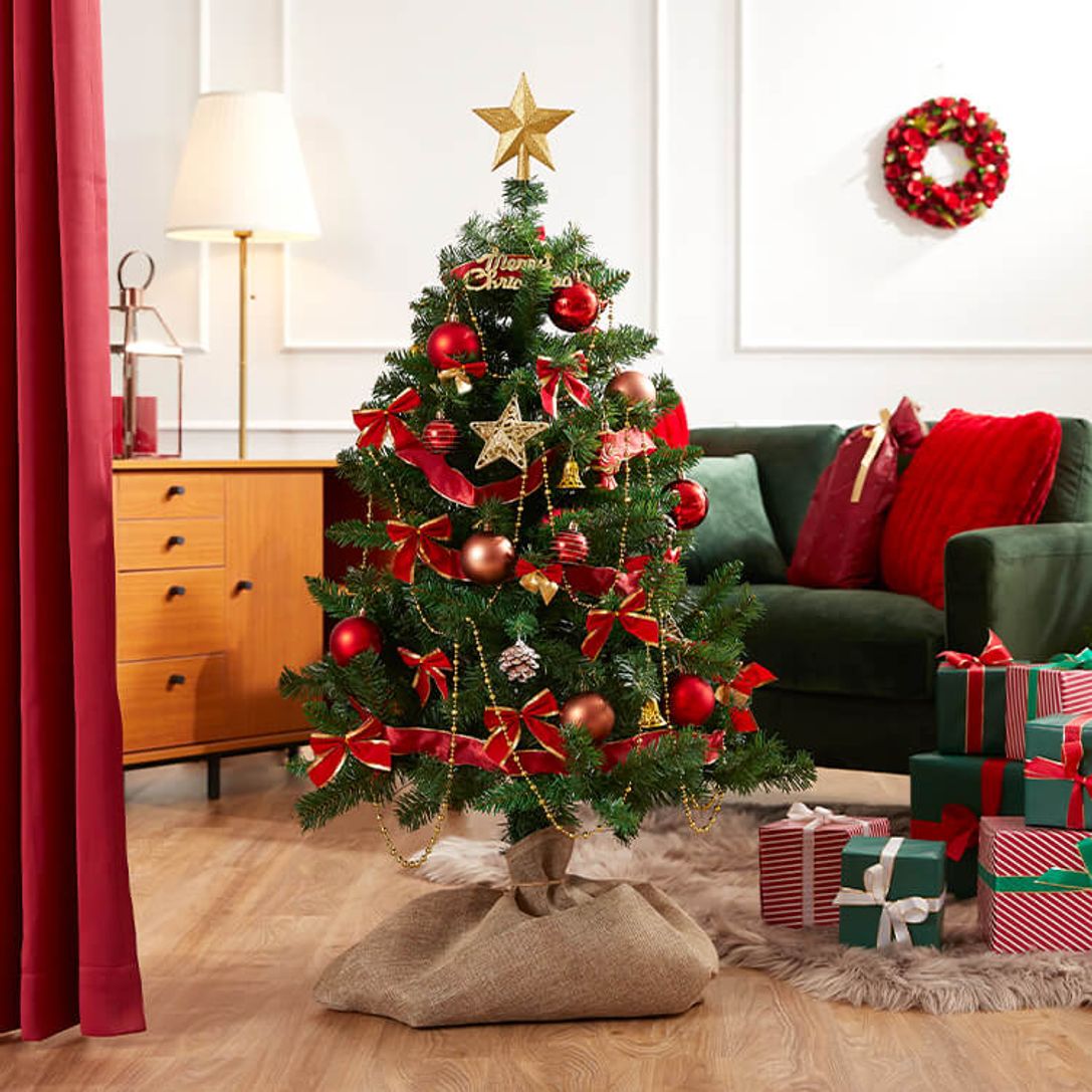 クリスマスツリー クリスマス ツリー おしゃれ 120cm led オーナメント オーナメントセット 飾り セット クリスマスツリーセット  christmastree Xmas tree かわいい ツリー | 【公式】LOWYA(ロウヤ) 家具・インテリアのオンライン通販