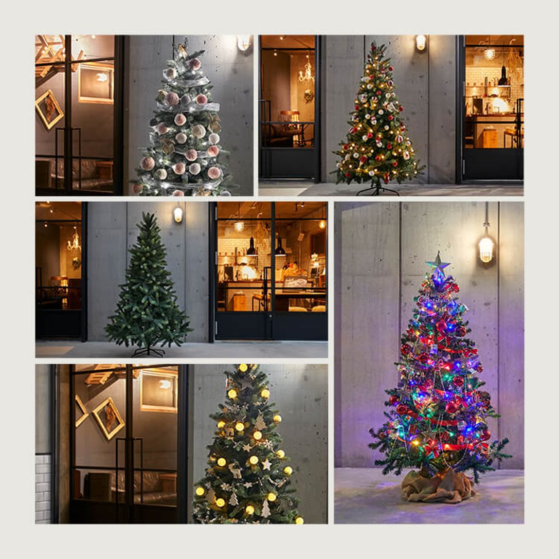 クリスマスツリー クリスマス ツリー おしゃれ 1cm Led オーナメント オーナメントセット クリスマスツリー セット かわいい ライト Christmas Xmasツリーセット 北欧風の部屋とも相性 星 在宅 公式 Lowya ロウヤ 家具 インテリアのオンライン通販
