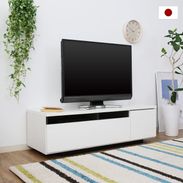 lowya 120 ローテレビボード 台 ホワイト 木製 LOWYA テレビ台 ローボード 120cm おしゃれ テレビボード