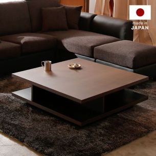 ローテーブル 収納付きの日本製ツートンデザイン | 【公式】LOWYA