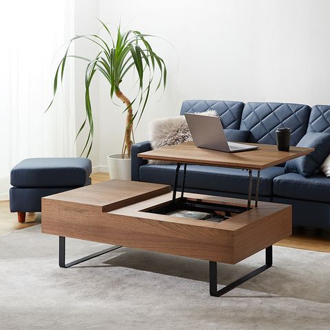 昇降式テーブル ブラウン(茶色) | 【公式】LOWYA(ロウヤ) 家具