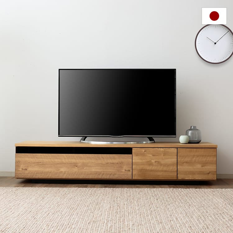 海外最新 完成品】50型対応のローテレビ台 木製タイプの日本製 | 【公式 テレビ台