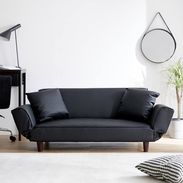 2人掛けソファ ブラック(黒) | 【公式】LOWYA(ロウヤ) 家具