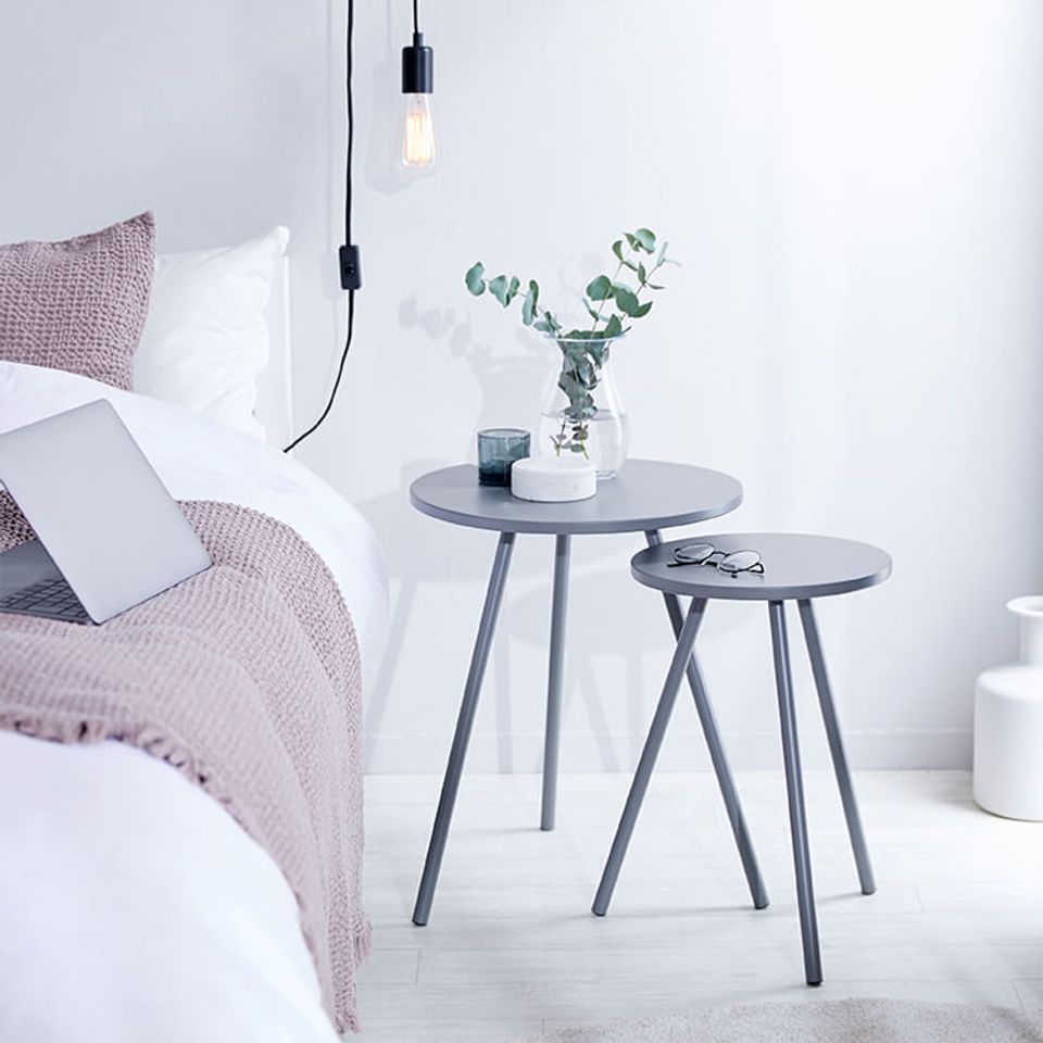 サイドテーブル おしゃれ 北欧 ネストテーブル 丸 丸テーブル 白 韓国 インテリア ナイトテーブル リビングテーブル セット 丸形テーブル2個セット Grxxms4hhm テーブル Patricialoman Nl