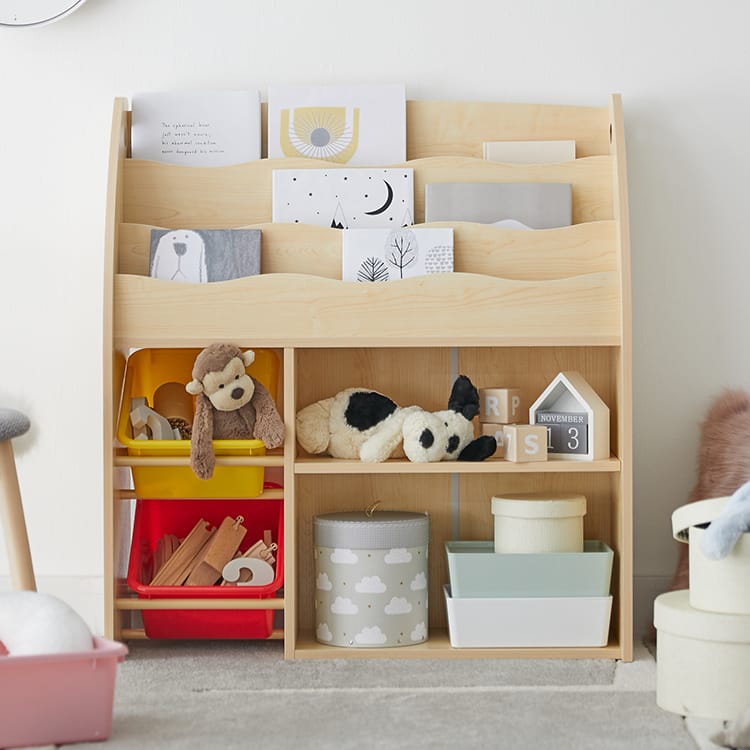 LOWYA 子供用絵本棚 カラフルデザインAタイプ - 神奈川県の家具