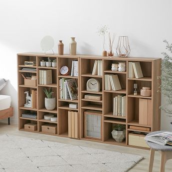 ディスプレイラック　ブックシェルフ 本棚(幅90cm) 可動棚のブックシェルフ ディスプレイラック