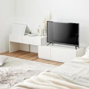 伸縮ローボード(幅88-171cm) ドレッサー兼用テレビ台 ローテーブル
