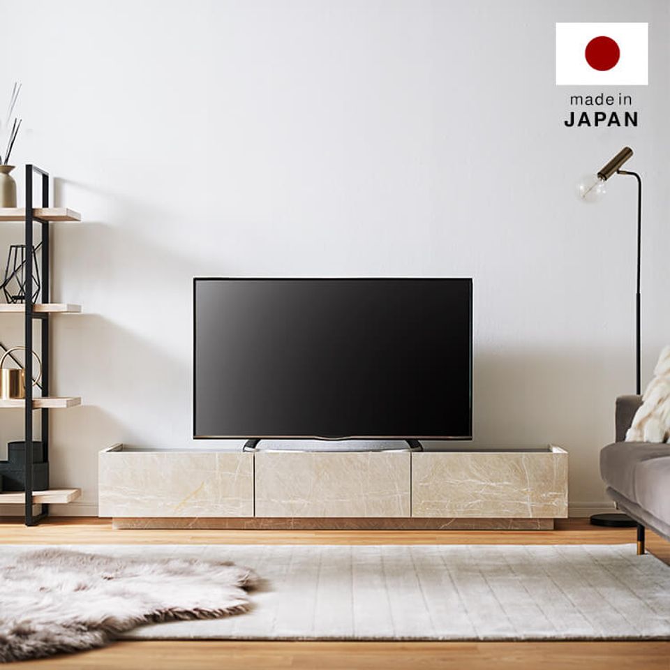 テレビ台(幅180cm) 日本製ローボード 収納付きテレビボード | 【公式