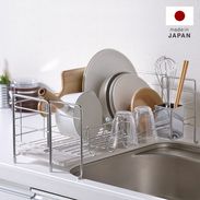 人気、便利商品✨LOWYA 水切りラック(送料込み)✨ 突っ張り水切りラック 水切りカゴ ステンレス [幅45.5] | 【公式