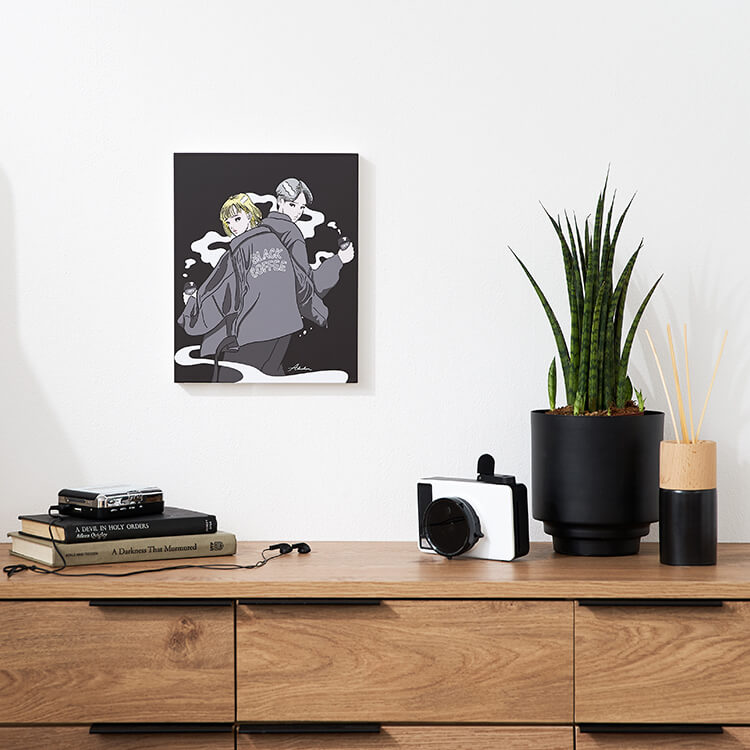 ABEchan×LOWYA 限定コラボアートパネル ブラック | 【公式】LOWYA