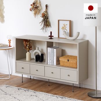北欧風ヴィンテージ　キャビネット　シェルフ　韓国　インテリア　IKEA ロウヤ 収納棚 キャビネット リビングボード リビング収納 棚 収納
