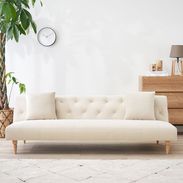 lowya 3人がけソファ ソファベッド ベージュ LOWYA 3人掛けソファーベット
