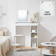 ドレッサー LOWYA ホワイト/マーブルホワイト【即購入‪✕‬】 ドレッサー・化粧台 ホワイト(白) | 【公式】LOWYA(ロウヤ) 家具