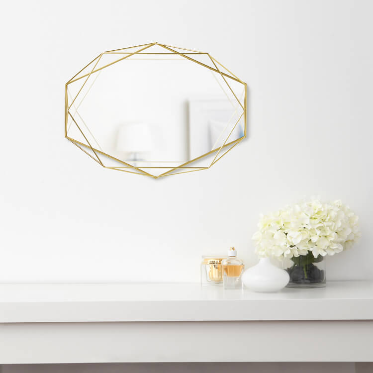 レア品✨】鏡 umbra/プリズマ ミラー コパー レア品✨】鏡 umbra