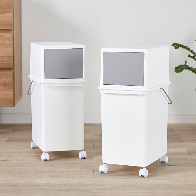 フロントオープントラッシュビン 17L スリム 2個セット ゴミ箱 フロントオープントラッシュビン 17L スリム 2個セット ゴミ箱