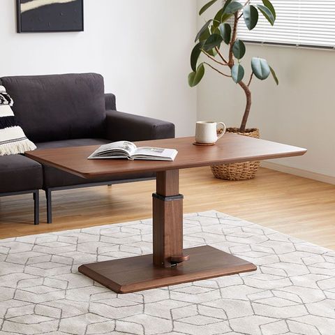 昇降式テーブル ブラウン(茶色) | 【公式】LOWYA(ロウヤ) 家具 