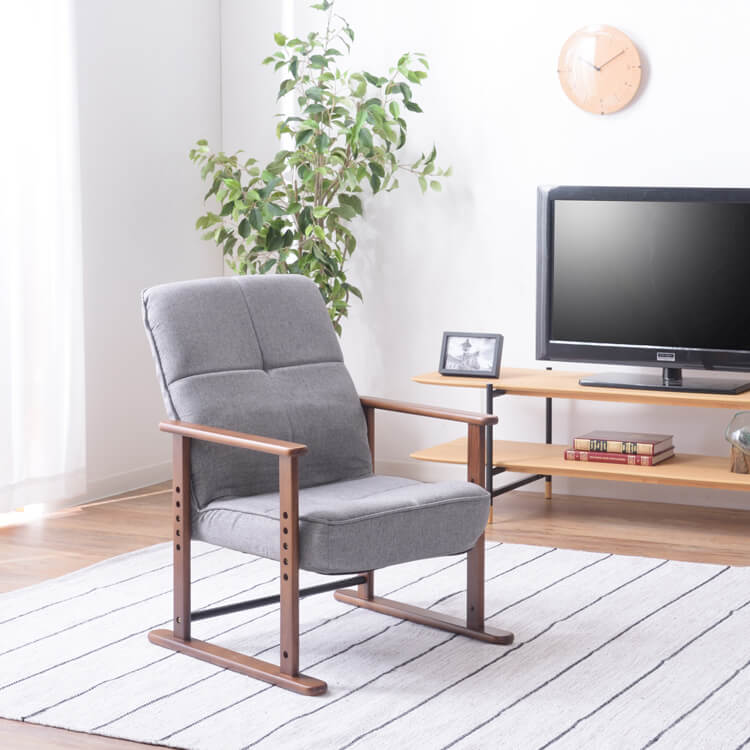 パーソナルチェア 高座椅子 幅56cm S ブラウン