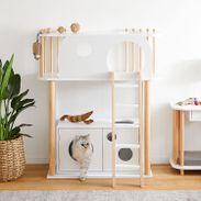 LOWNYA 遊び場付き猫ハウス 猫家具 | 【公式】LOWYA(ロウヤ) 家具 