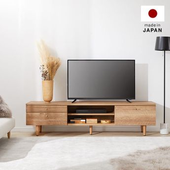aiさま専用　LOWYA ロウヤ 日本製 ローテレビ台 木目調 収納 幅180 幅180] 日本製 ローテレビ台 木目調 収納付 脚付 | 【公式】LOWYA
