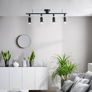 LOWYA Seablanc シーリングライト　ブラック LOWYA シーリングライト ブラック ホワイト 6灯 LED 照明器具