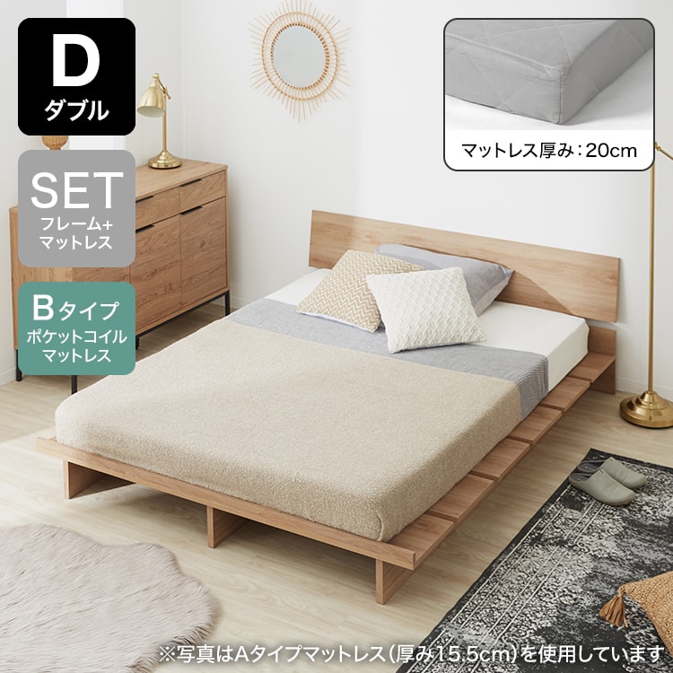 IKEA セミダブルベッド フレーム 未使用 IKEA（ベッド/マットレス）の